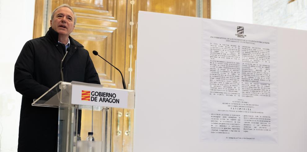 Acto del Día Internacional de la Eliminación de la Violencia contra la Mujer.