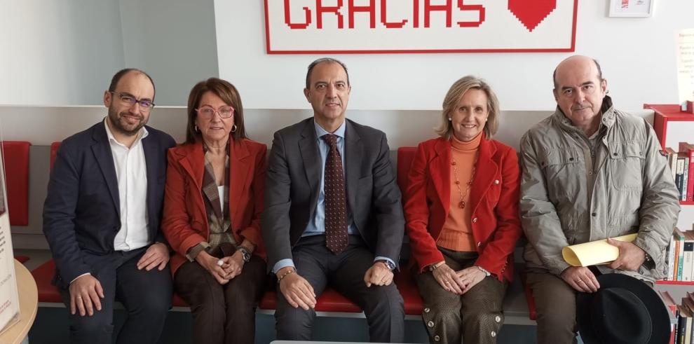 El consejero de Sanidad del Gobierno de Aragón participa en la reunión del Comité de Dirección de la Entidad Pública Aragonesa de Sangre y Tejidos