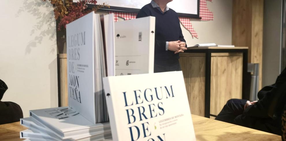 El Departamento de Agricultura, Ganadería y Alimentación apoya la presentación del libro presentado ayer en Zaragoza “Legumbres de Montaña. Su recuperación a través de un viaje apasionante”