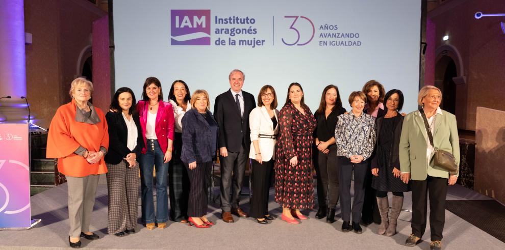Acto conmemorativo del 30 aniversario del Instituto Aragonés de la Mujer