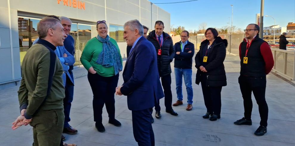 Visita del consejero Samper a FRIBIN y la CGR de Aragón y Cataluña