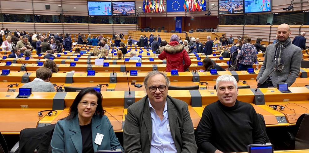 La directora general de Desarrollo Rural del Gobierno de Aragón participando en el Congreso Europeo Leader 2023
