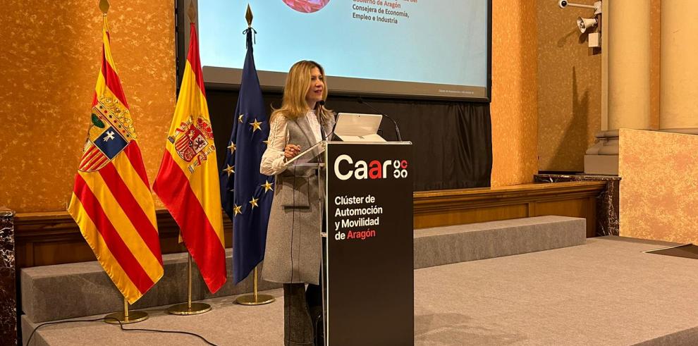 Mar Vaquero ha clausurado la Asamblea General del Clúster de Automoción y Movilidad de Aragón