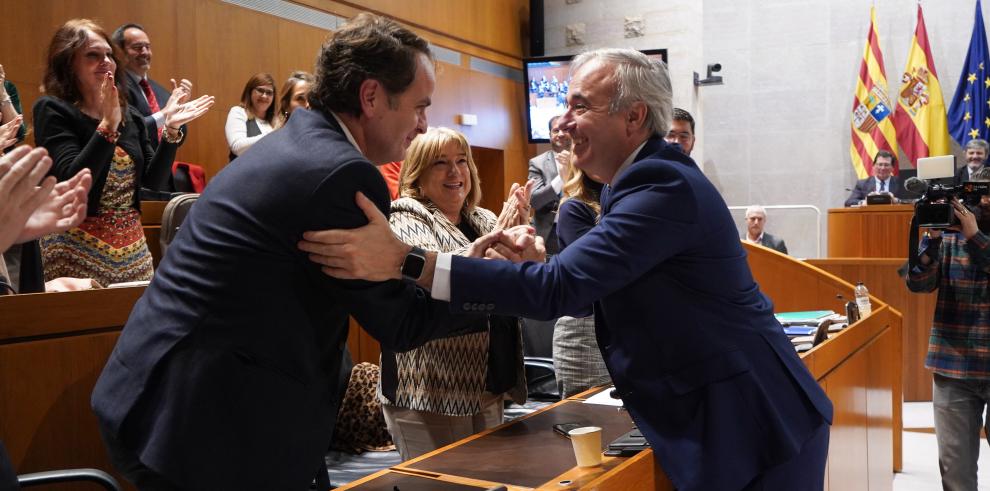 Jorge Azcón y Roberto Bermúdez de Castro