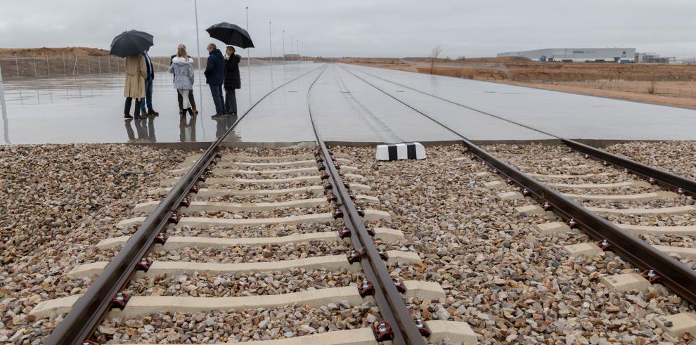 El consejero Octavio López presenta la obra finalizada de la terminal PLATEA de Teruel