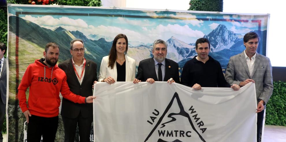 Cristina García, durante la presentación del Mundial de Montaña en Fitur.