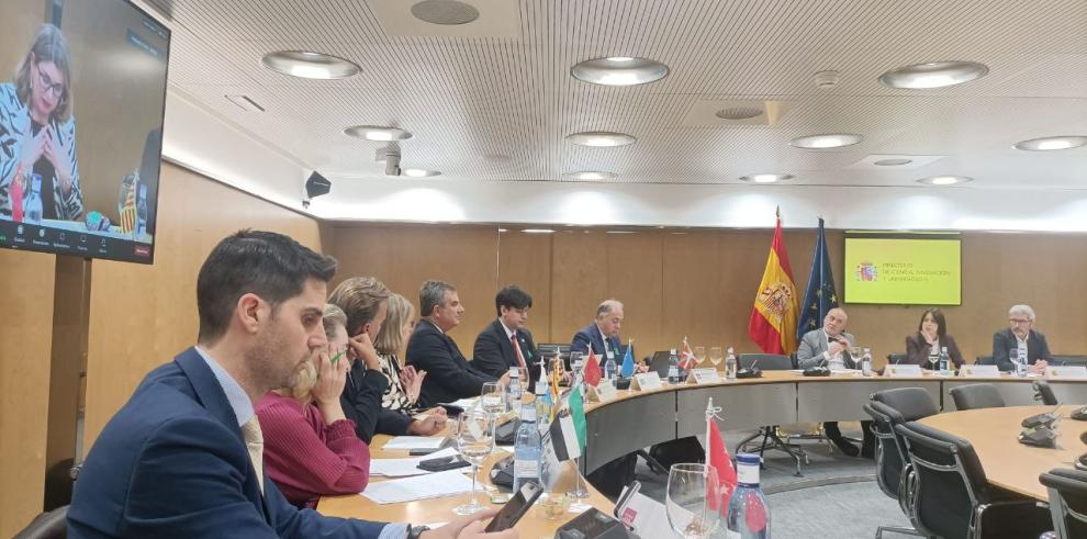 La consejera Pérez Forniés ha participado en la Conferencia General de Política Universitaria, presidida por la ministra Morant.