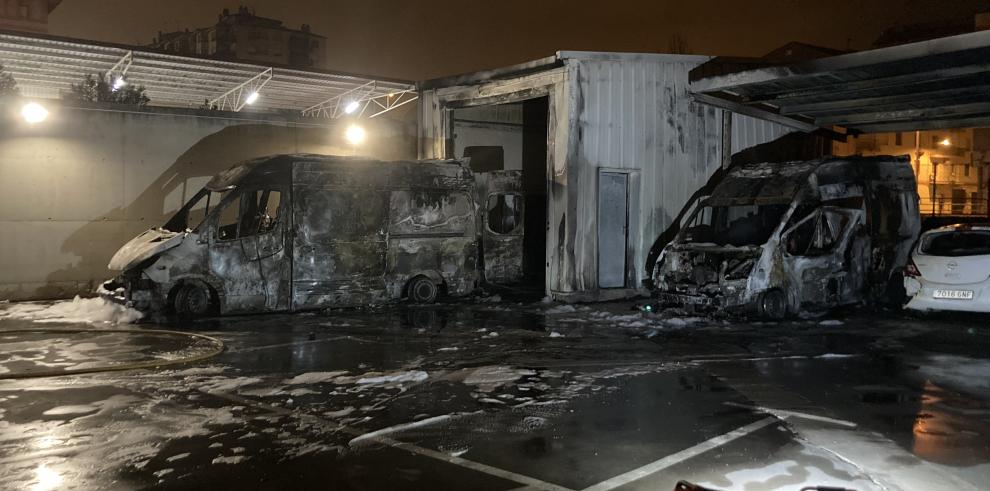 Estado en el que han quedado la ambulancia de soporte vital básico, la de soporte vital avanzado y el vehículo de avisos a domicilio en el medio rural