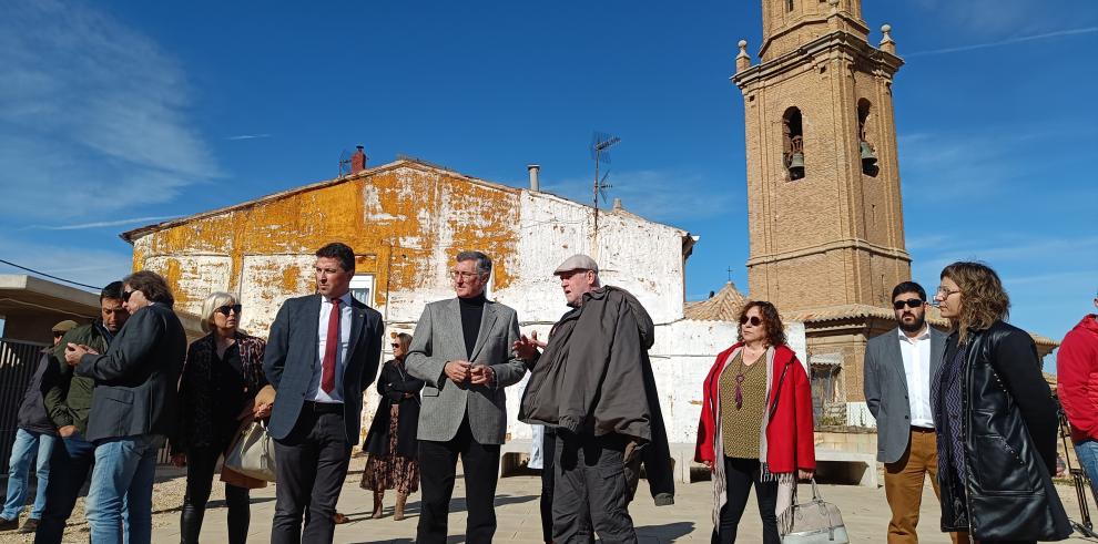 Blasco ha valorado hoy los datos turísticos de Aragón de 2023 en el municipio de Calanda.
