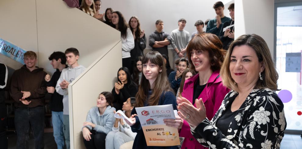 Pérez Forniés inaugura la biblioteca 'Irene Vallejo' del CPI Rosales del Canal