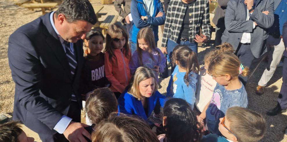 La consejera de Educación, en el colegio Juan Sobrarias de Alcañiz