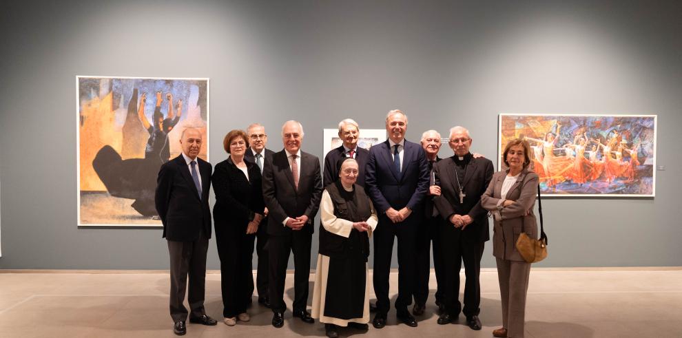 Inauguración de la exposición 'Luz increada'.