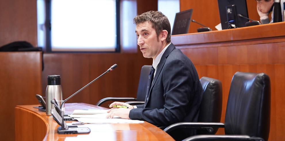 Jorge Valero, director general de Caza y Pesca ayer en su comparecencia en la comisión de Agricultura
