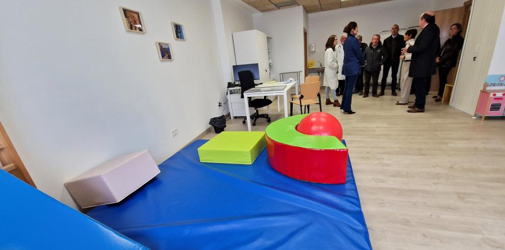 Una de las salas del edificio que acoge las nuevas consultas de Pediatría, Enfermería Pediátrica y Enfermería Obstétrico-ginecológica