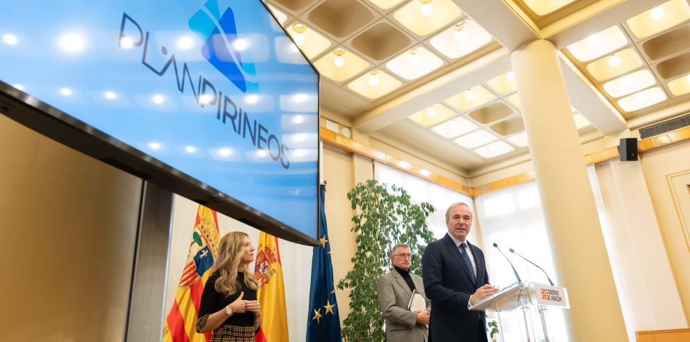 Reunión Consejo de Gobierno. Jorge Azcón, Mar Vaquero y Manuel Blasco informan sobre los asuntos aprobados en el Consejo de Gobierno