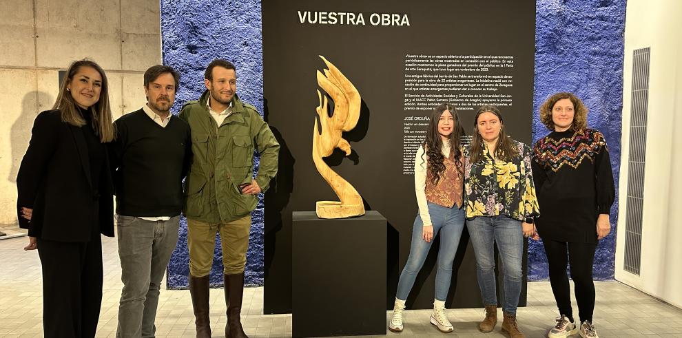 José Orduña muestra su obra en el IAACC Pablo Serrano.