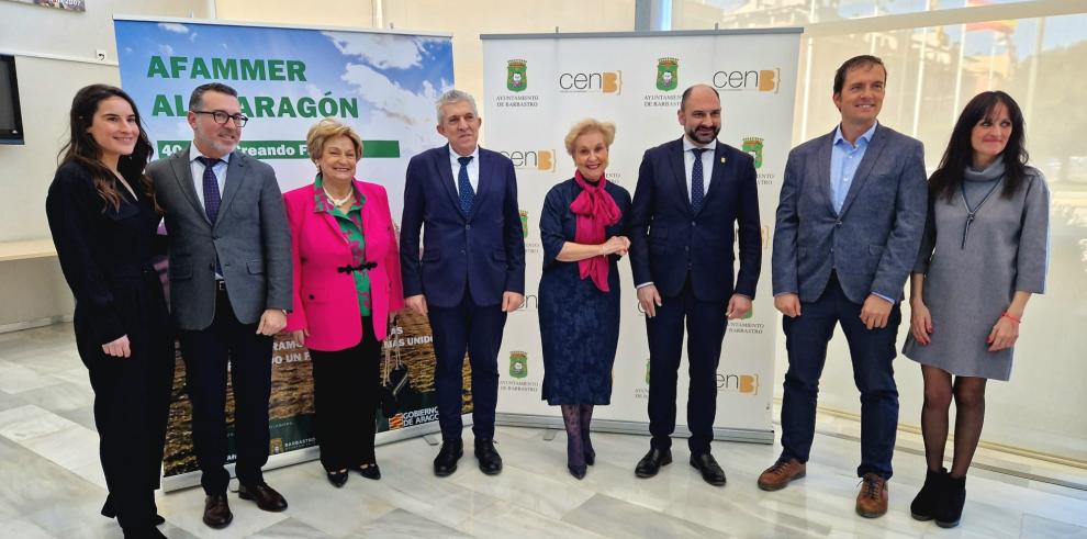 Angel Samper ha clausurado el 40 aniversario de AFAMER Alto Aragón