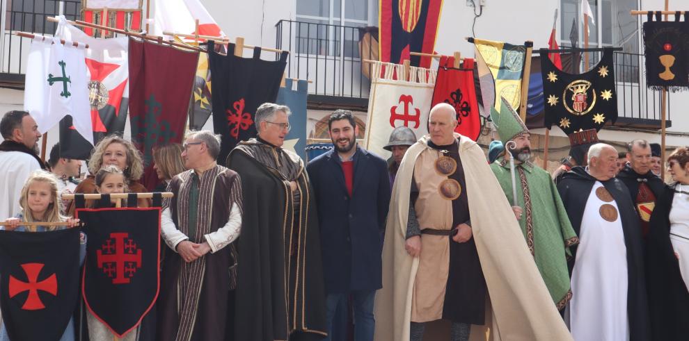 Alejandro Nolasco y Manuel Blasco, junto al alcalde José Manuel Monferrer