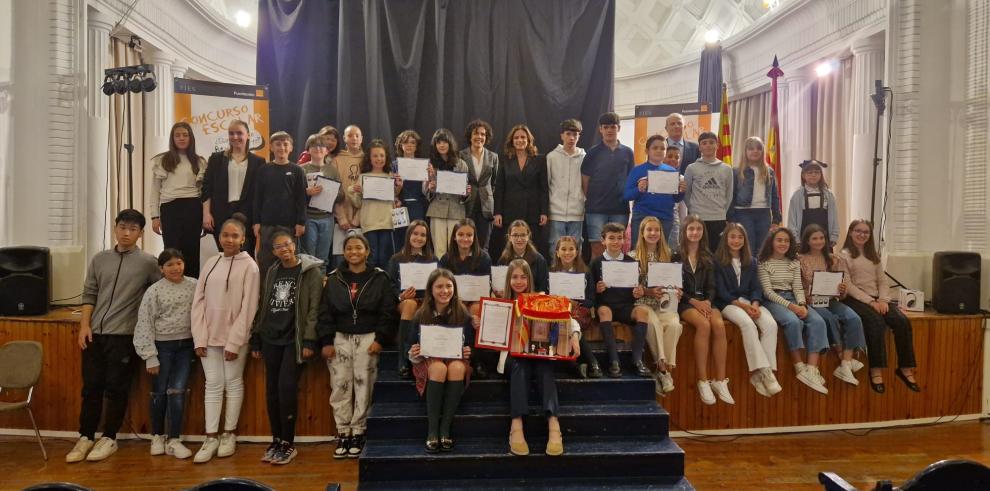 El acto de entrega de premios y diplomas se ha celebrado en el colegio Joaquín Costa de Zaragoza