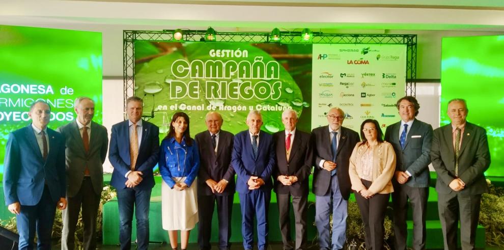 Angel Samper ha clausurado las XIII Jornadas Institucionales de la Comunidad de Regantes del Canal  de Aragón y Cataluña