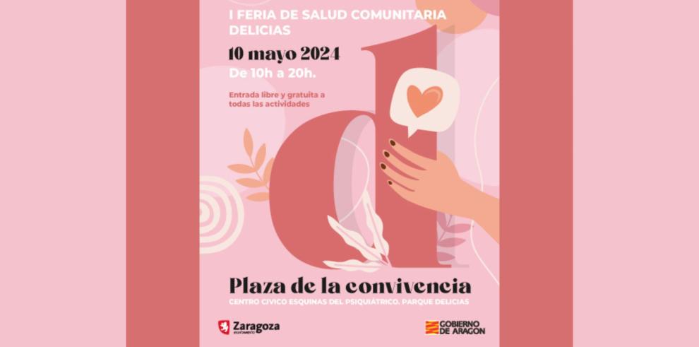 En la Feria se van a desarrollar actividades en el salón de actos del SALUD, en el Centro Cívico Esquinas del Psiquiátrico y al aire libre en la plaza de la Convivencia