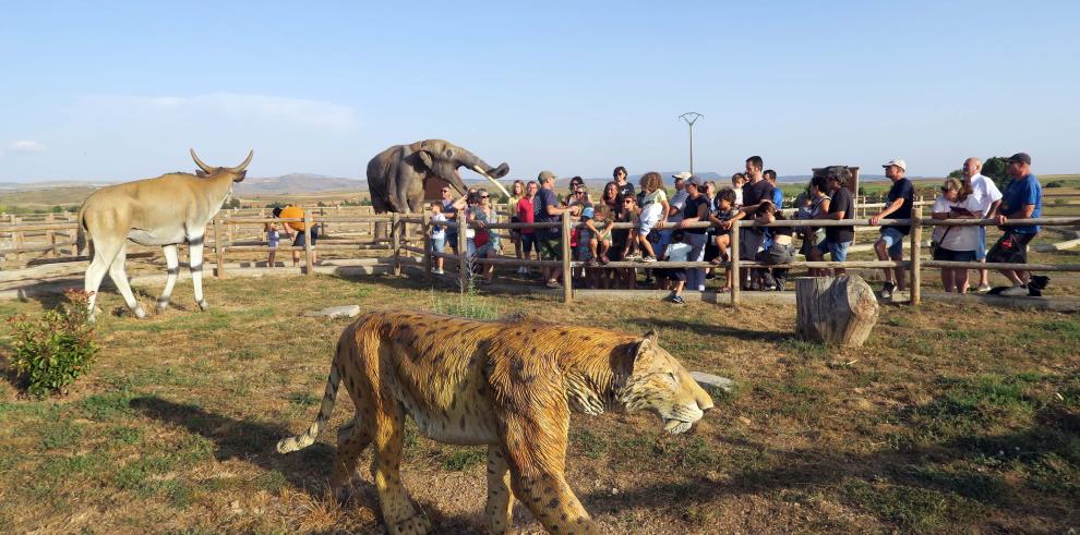 Actividad celebrada el verano pasado por la Comarca Comunidad de Teruel al “Safari por la Sabana Turoliense” realizada por la Fundación Dinópolis.