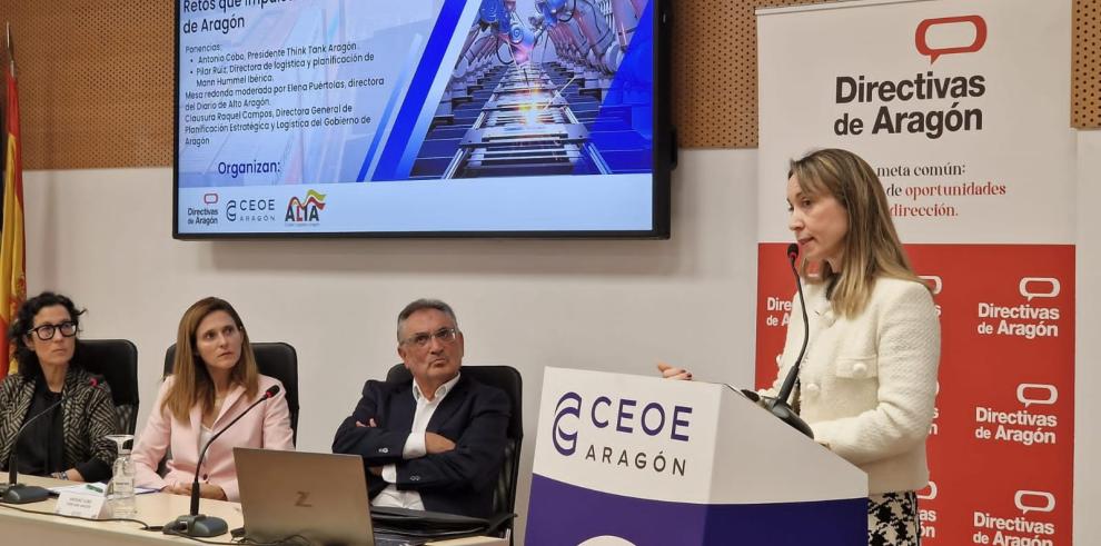 Raquel Campos, durante su intervención en el acto.