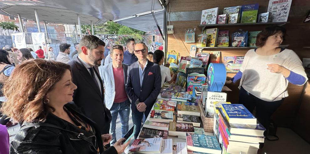 Inauguración de la feria del libro de Teruel.