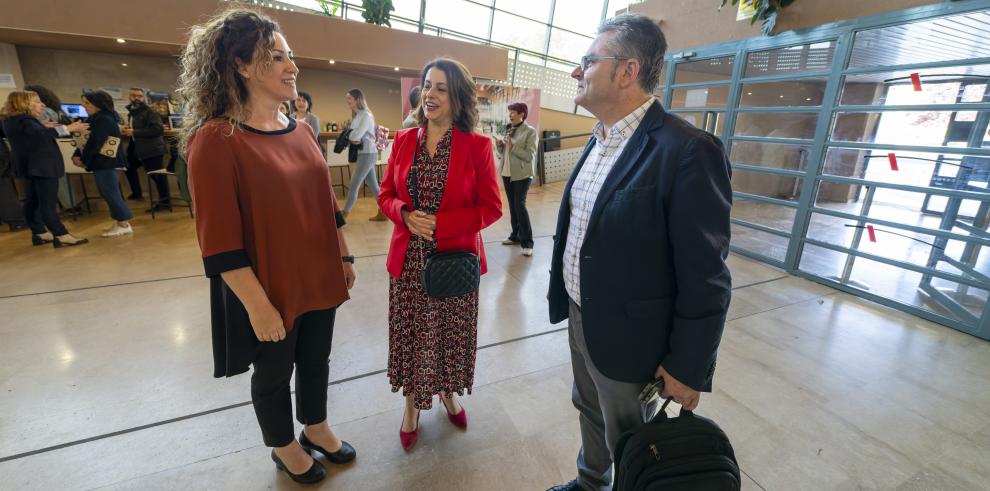 La alcaldesa de Teruel, Emma Buj, ha participado en el Foro de Economía Social de la Semana de la Pyme