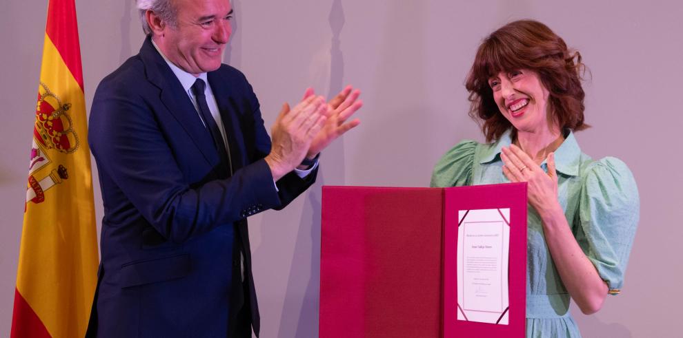 Azcón entrega el Premio de las Letras Aragonesas