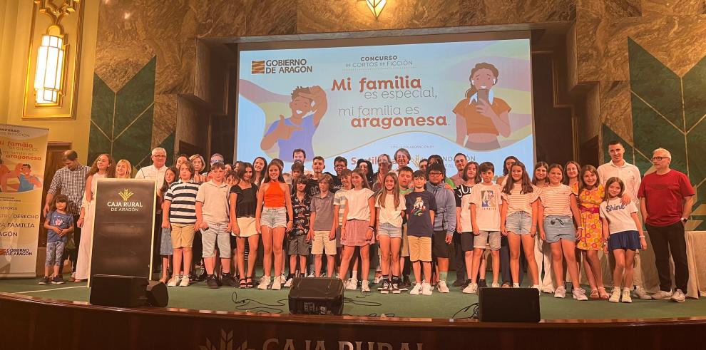 Se han entregado los premios de la 1ª edición del concurso de cortos 'Mi familia es especial, mi familia es aragonesa'