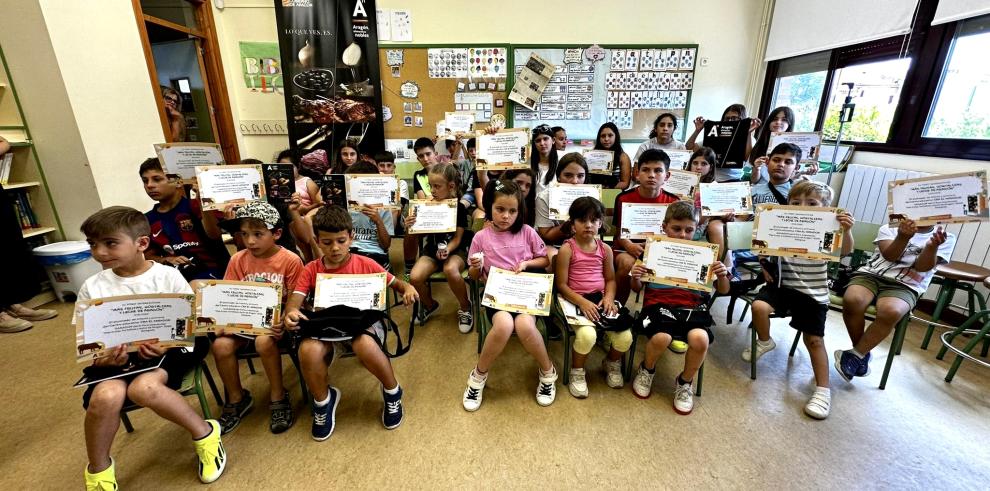 El colegio CRA EL MIRADOR, de la localidad de Villalengua, ha sido el ganador con la propuesta “Frutas y verduras de nuestra tierra”