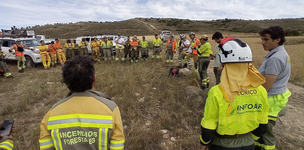 El simulacro que ha tenido lugar en La Rioja.