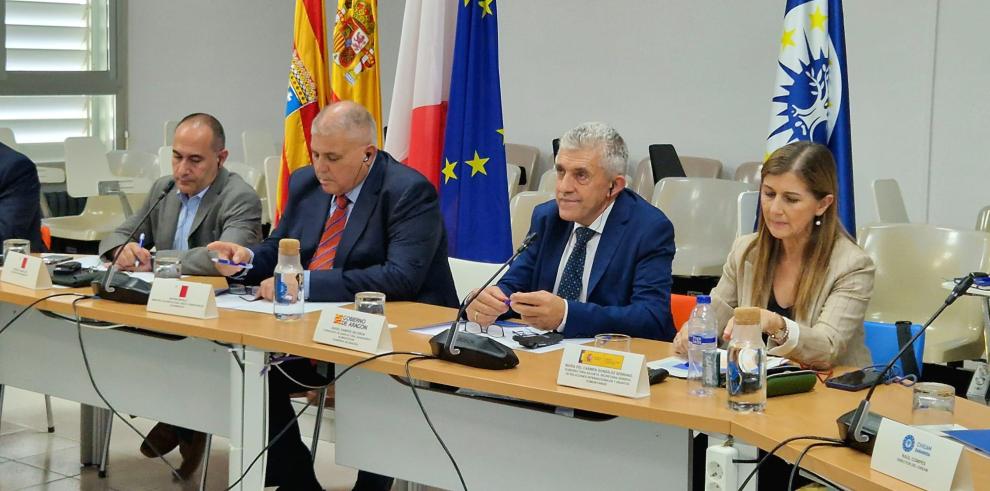 Reunión entre el Ministro de Agricultura, Pesca y Derechos de los Animales de Malta y el consejero de Agricultura, Ganadería y Alimentación del Gobierno de Aragón