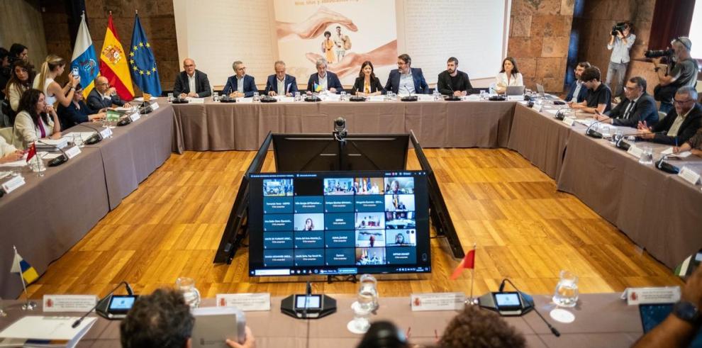 Un momento de la Conferencia Sectorial de Infancia y Juventud esta tarde