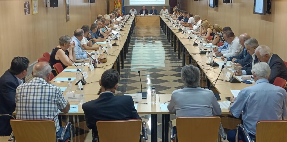 Reunión de la Comisión del Agua de Aragón.
