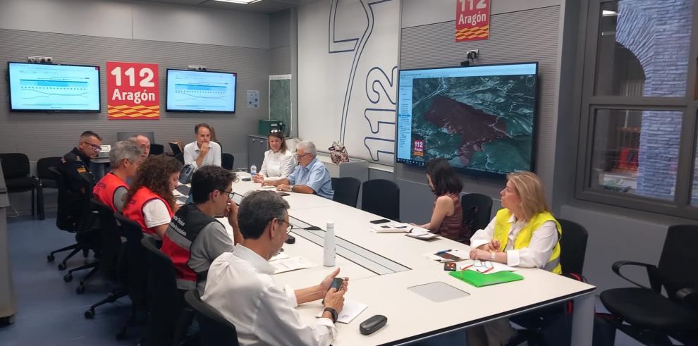 Bermúdez de Castro ha presidido la reunión del CECOP esta tarde.