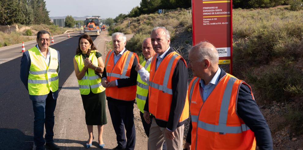 El presidente Azcón visita el inicio de las obras del PEC