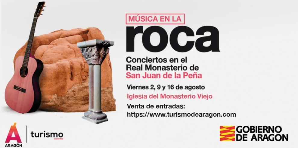 El ciclo 'Música en la roca' programa tres conciertos los viernes de agosto en el Monasterio de San Juan de la Peña.