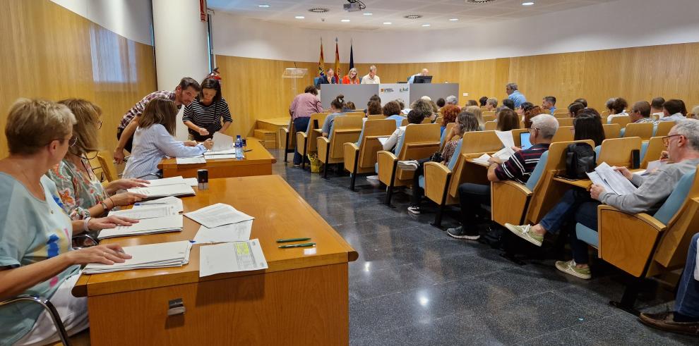 Un momento del llamamiento de plazas temporales de Medicina de Atención Primaria celebrado a lo largo de esta tarde