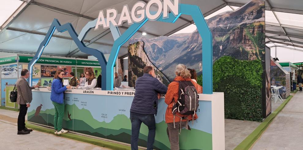 Stand de Aragón en Naturcyl.