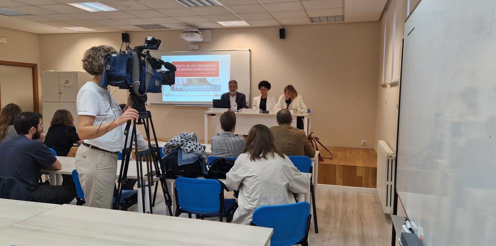 Presentación del impacto de los itinerarios de Aragón Incluye, esta mañana