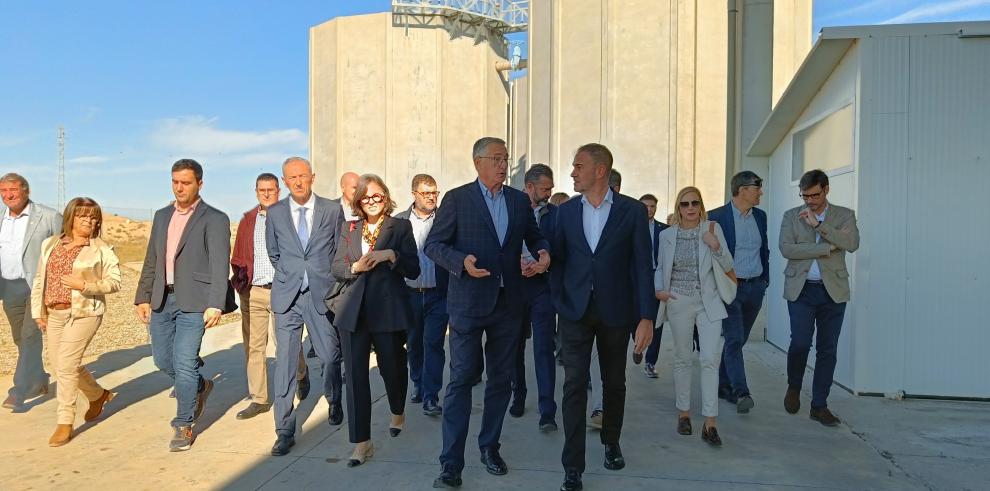 Blasco y Griñó, en la visita a las instalaciones.