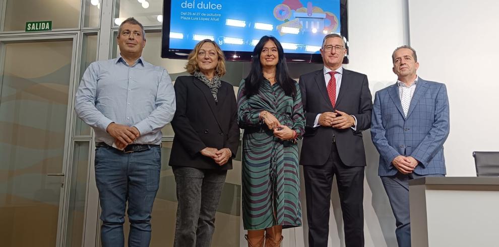 Pedro José Sánchez, de la Pastelería Loa; Sura Ascaso, de Acaso; Orduna; Blasco; y Jesús Tolosana.