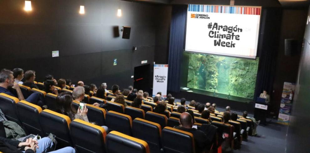 Una de las actividades en otra edición de la 'Aragón Climate week'.