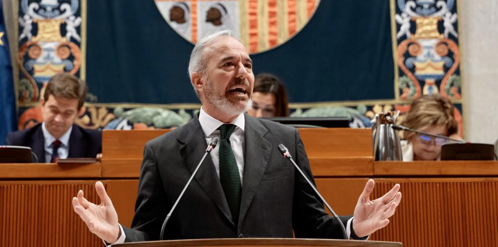 Intervención del presidente del Gobierno de Aragón, Jorge Azcón, en el Debate sobre el Estado de la Comunidad.