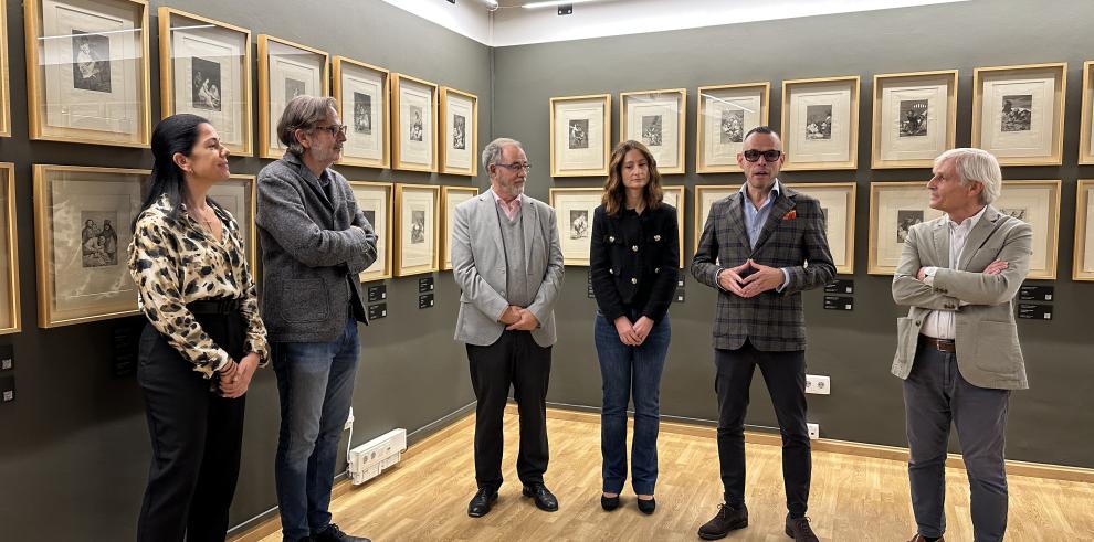 Inauguración de la exposición 'Goya. Fantasía y razón: Los Caprichos', en el Archivo Histórico Provincial de Huesca.