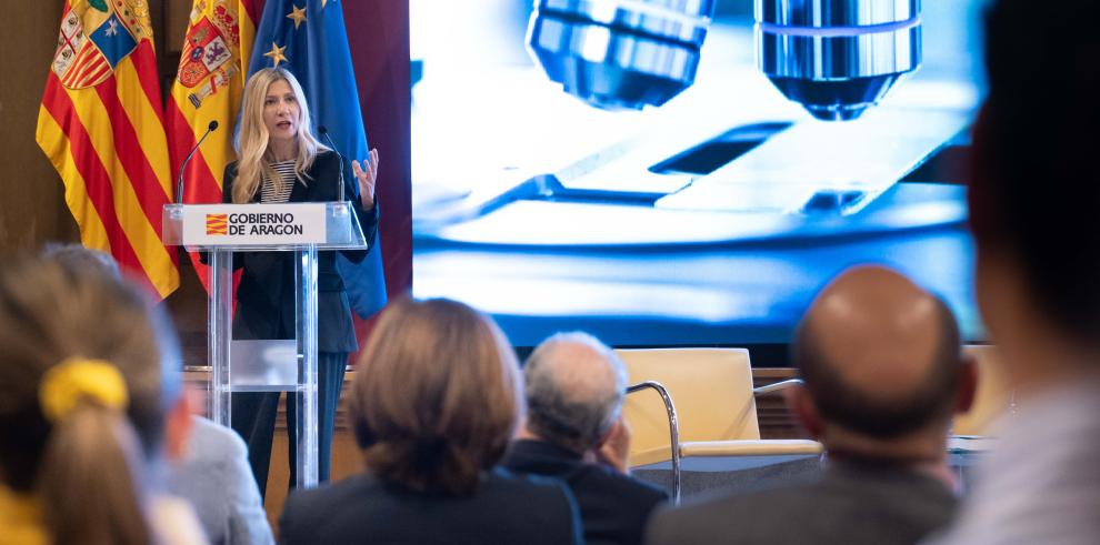 Mar Vaquero clausura la jornada “Situación socioeconómica de Aragón” organizada por el Consejo Económico y Social de Aragón (CESA).
