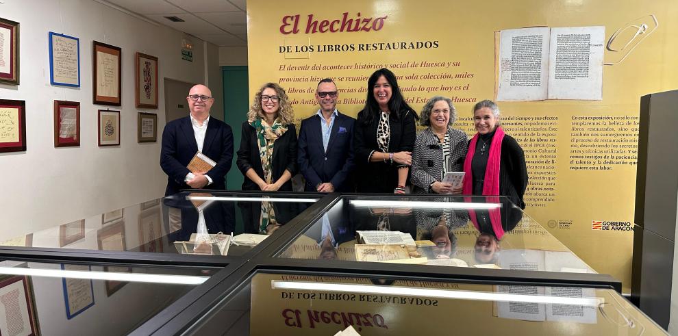 Acto de celebración del Día de las Bibliotecas en Huesca.