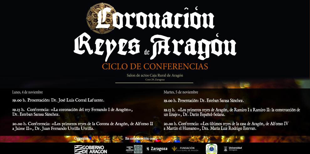 Las conferencias se celebran este lunes y martes, días 4 y 5 de noviembre, en el salón de actos de Caja Rural de Aragón.